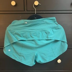 Lululemon Speed Up High Rise Lined Shorts 4"